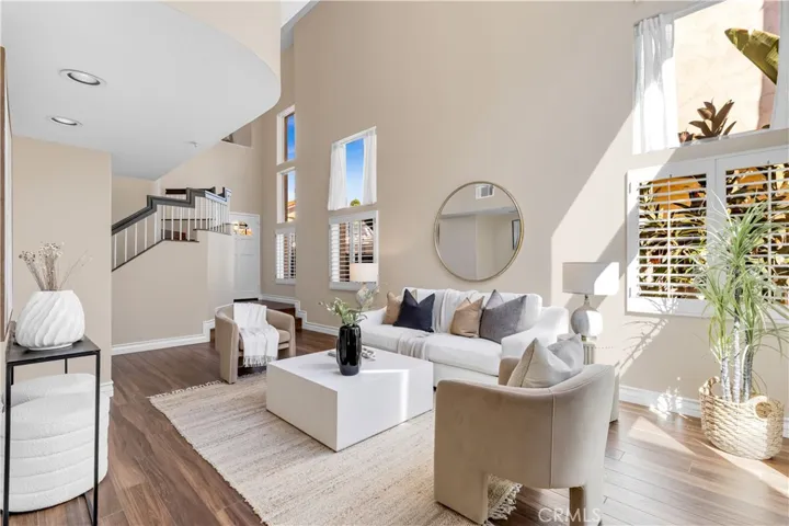 Since this is an end unit, there are plenty of windows on the side of the house allowing for abundant natural light.