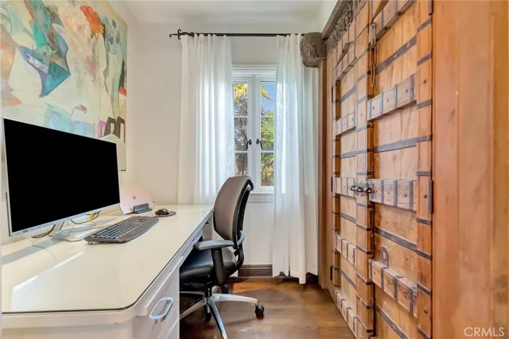 imported doors to walk-in closet