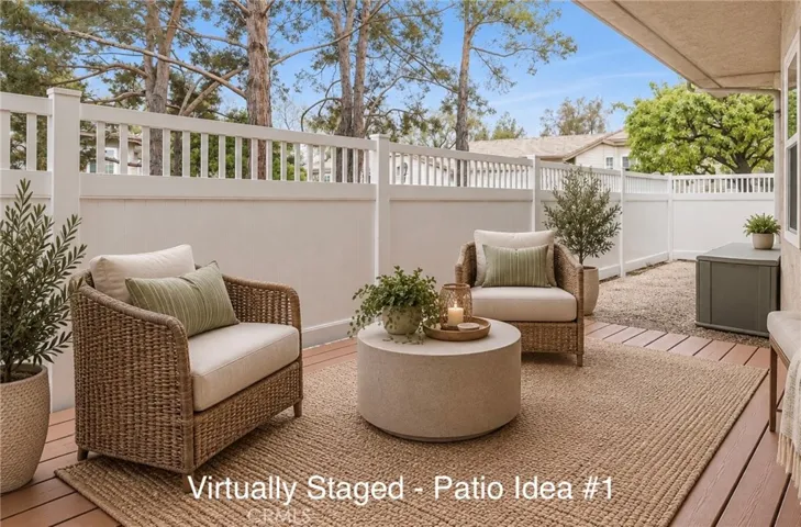 Patio - Virtually Staged Idea