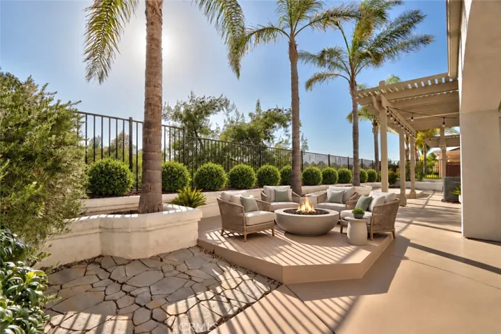 Backyard Patio - This photo has been virtually staged.