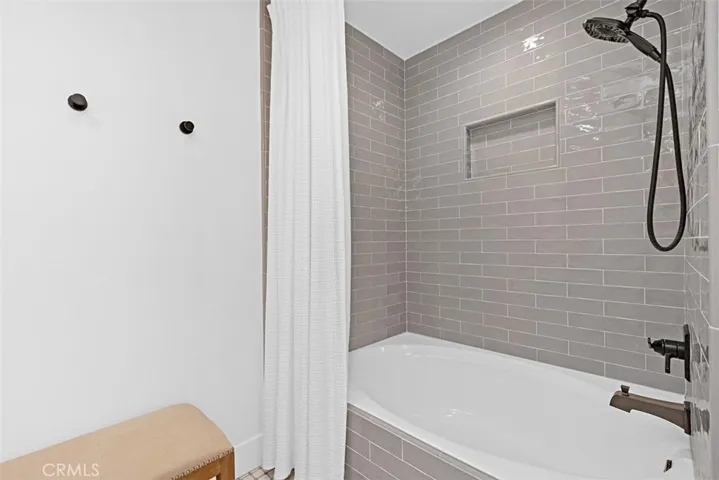 Updated Bathroom with Custom Tile