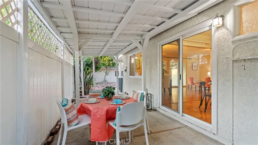 Right side patio