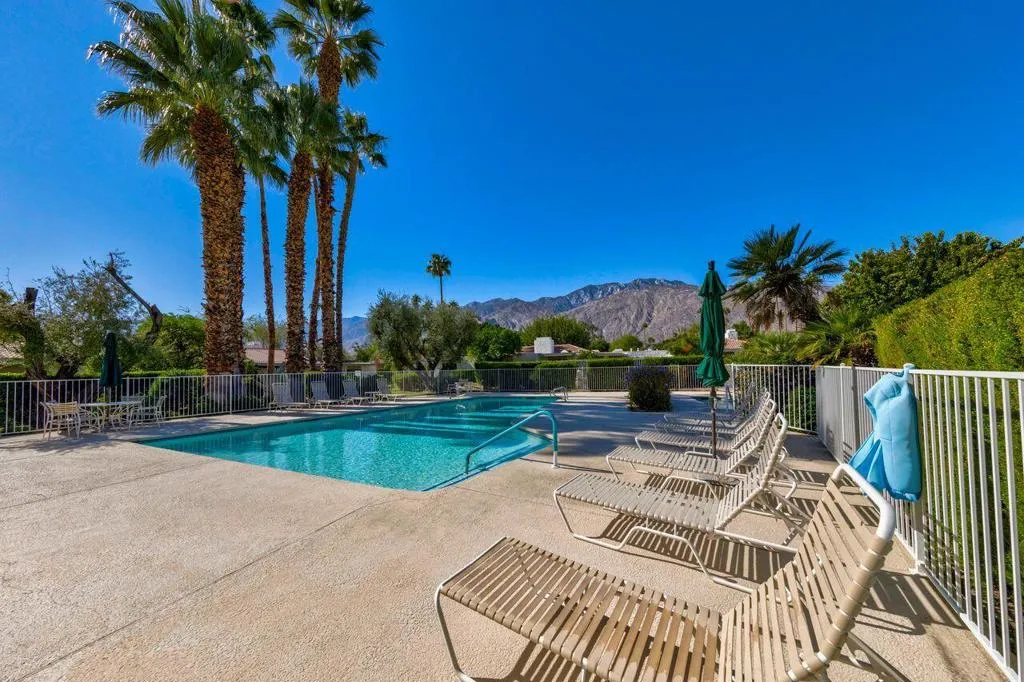Pool spa mountain view