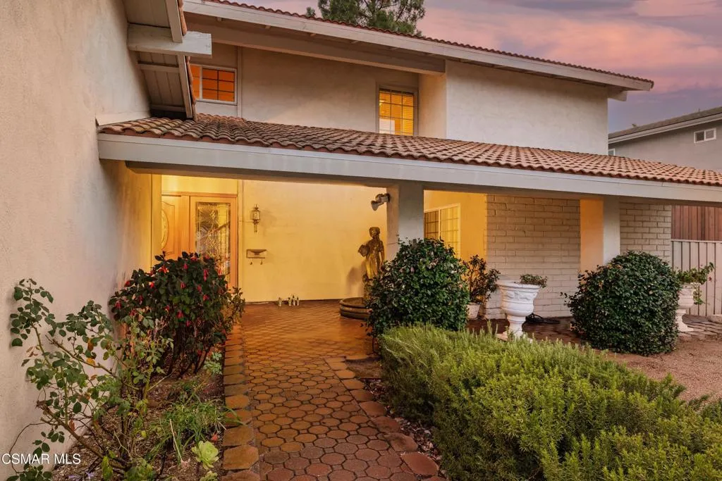 Twilight Front Entry