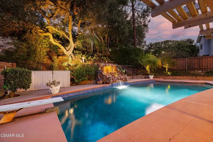 Twilight pool