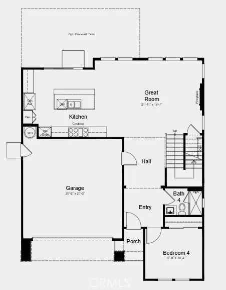 Additional Highlights Include: Electric fireplace at great room and quartz countertops throughout.