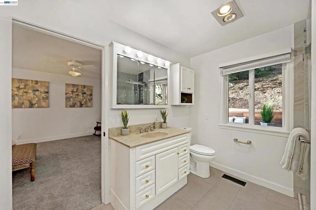 Main Bath features separate sinks