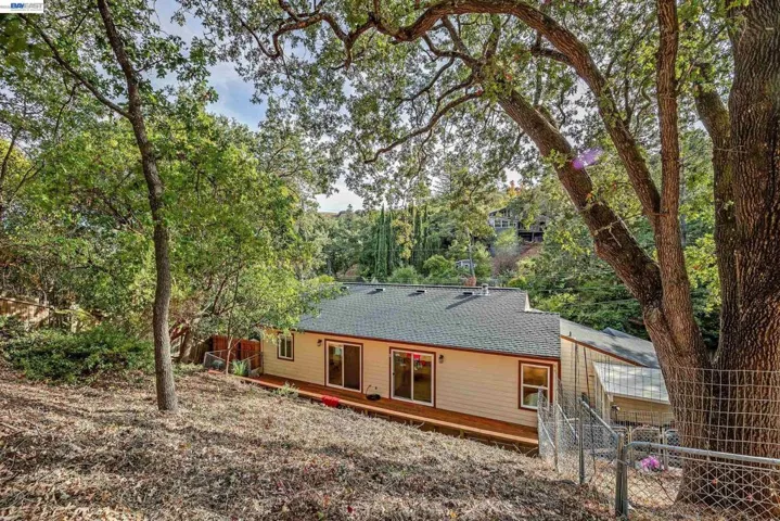 Back of the home