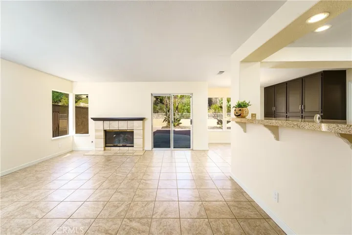Here you enter the Family room.