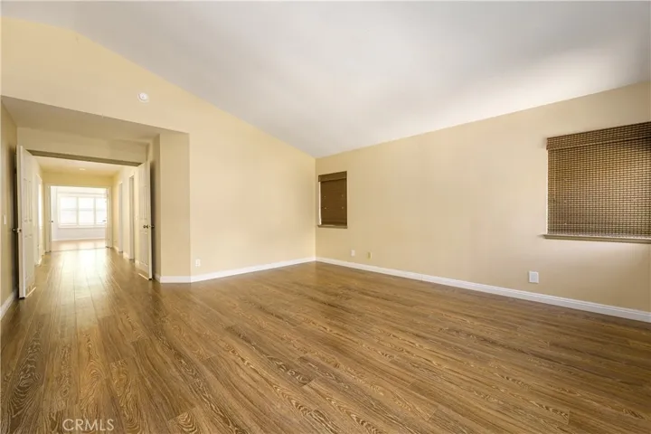 And the primary also has double doors and here you can see the super wide hallway as well. 4 bedrooms are upstairs OR 3 plus a bonus room upstairs.