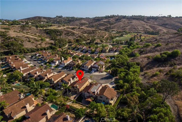 This is our favorite shot of the neighborhood! You can see Chapparosa Park off in the distance. The best Park around that offers a huge playground, basketball, soccer, baseball and a snack bar with bathrooms.