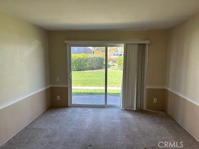 Primary bedroom with view of the green belt