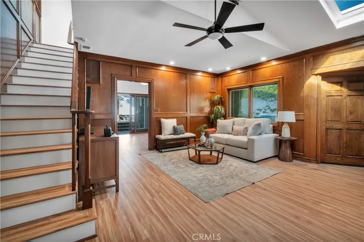 Family room #2 
Staircase leads to primary suite
