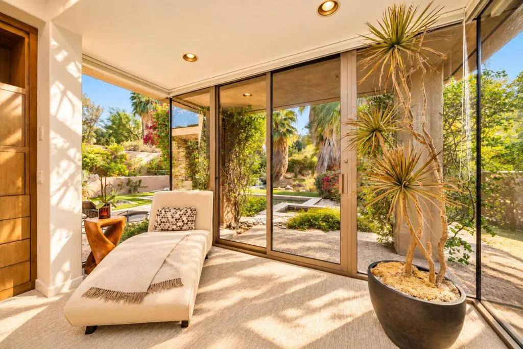 Primary retreat with floor to cieling gl
