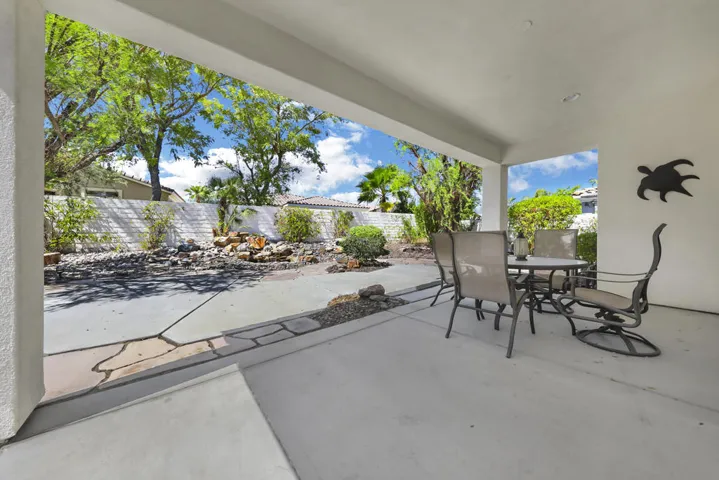 Covered patio