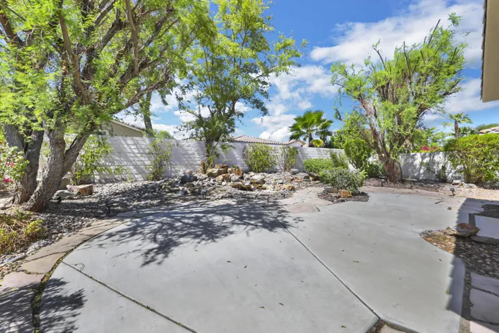 Back patio
