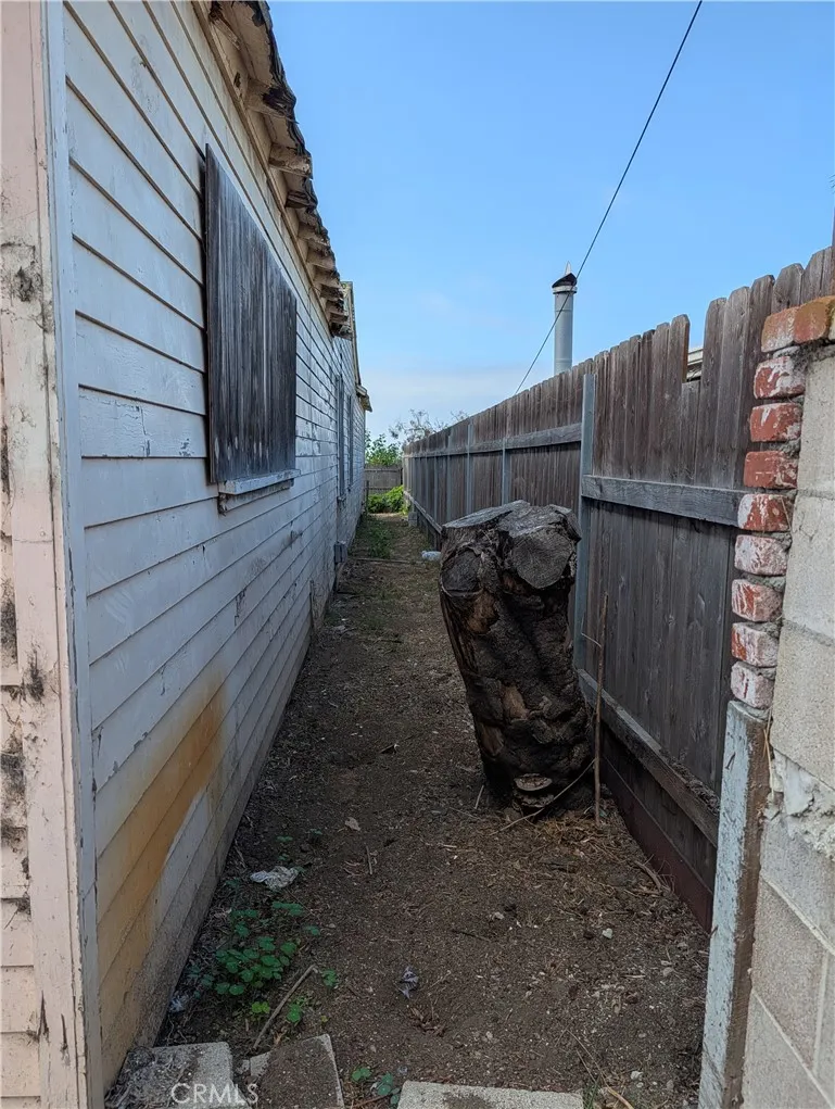 north side yard