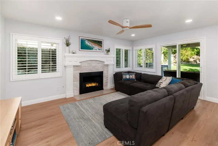 Family Room off the Kitchen