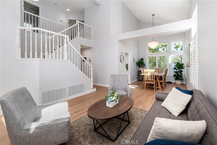 Formal living room and dining room