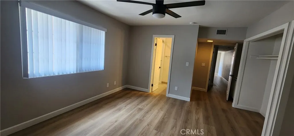 Primary bedroom with 2 closets