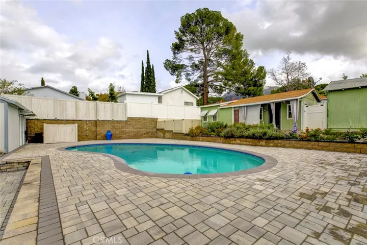 back yard from front unit