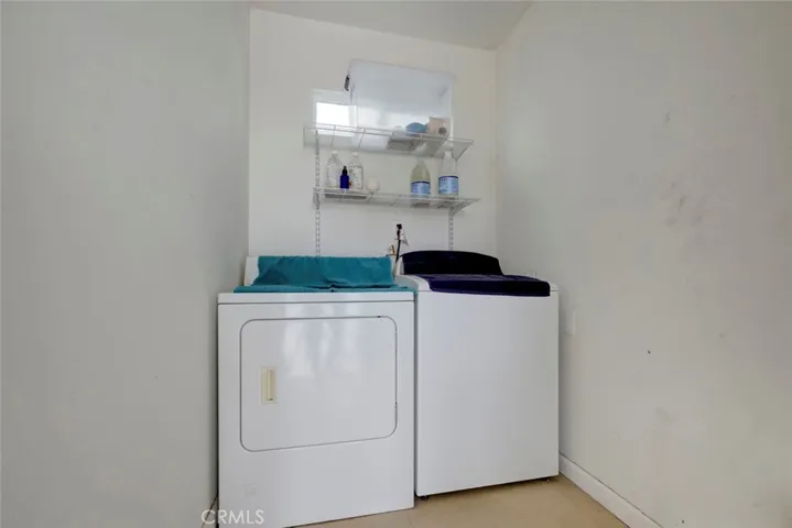 Laundry room for back unit