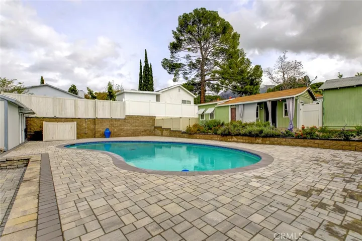 back yard from front unit