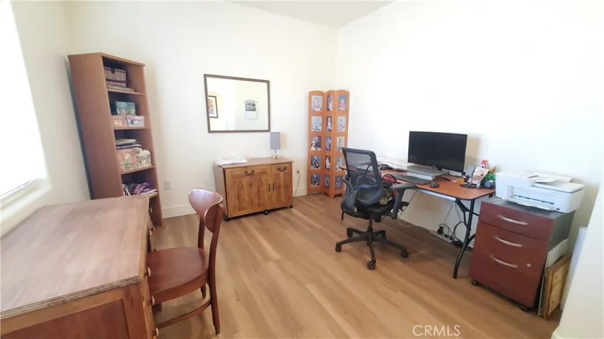 View of den/office front entry.