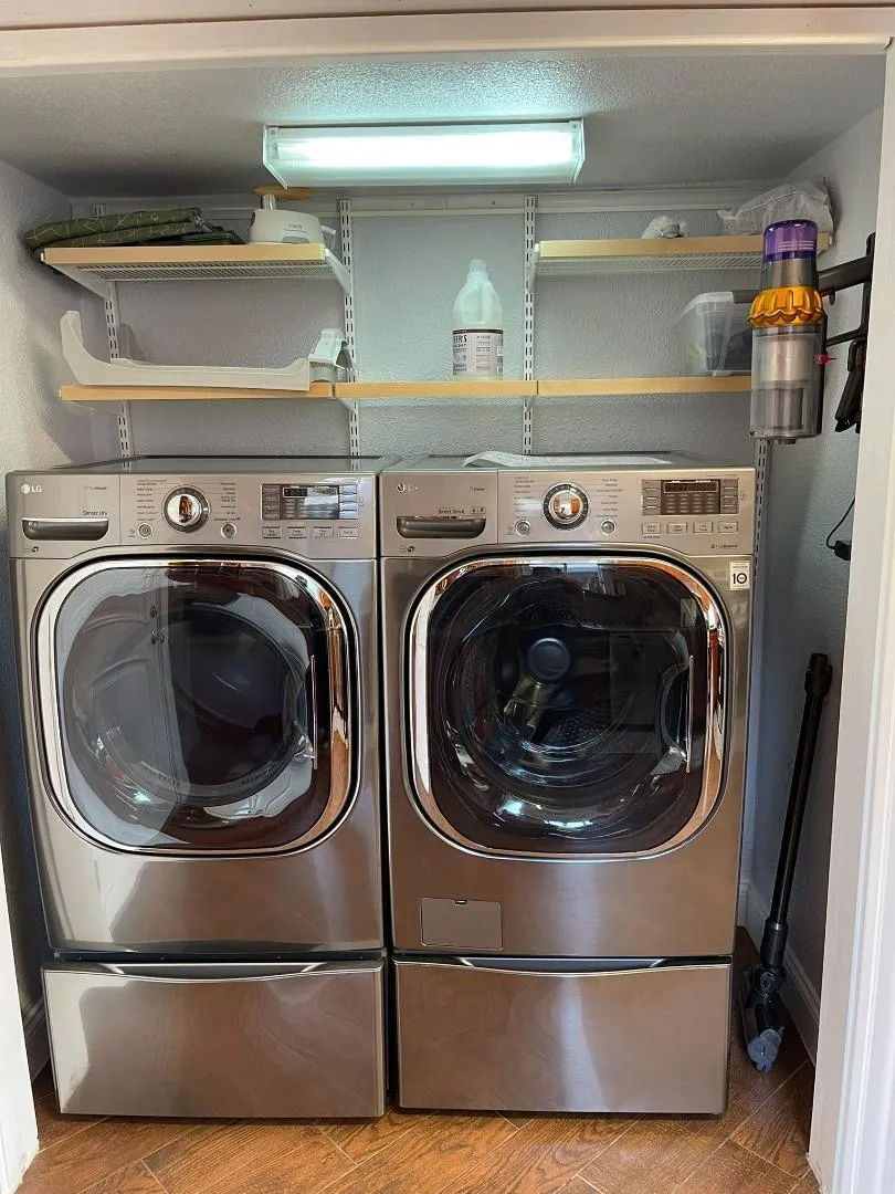 Indoor laundry space