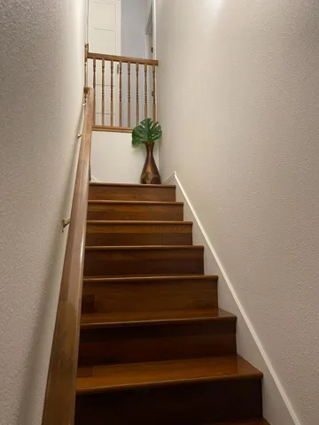 Stairs to second floor