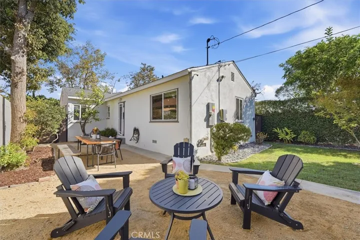 Backyard sitting area 2