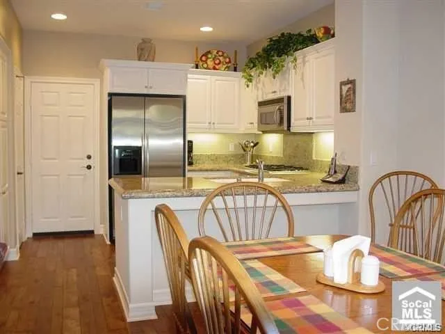 Kitchen appliances have since been replaced