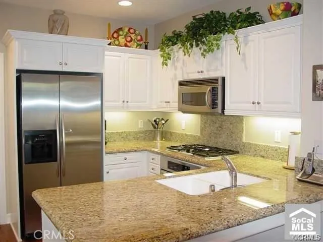 Kitchen appliances have since been replaced