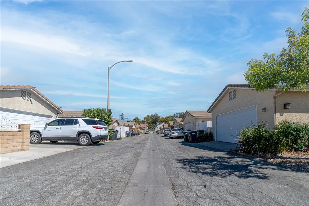 rear alley access to garage