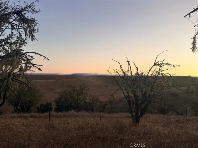 Sunset views from top of site