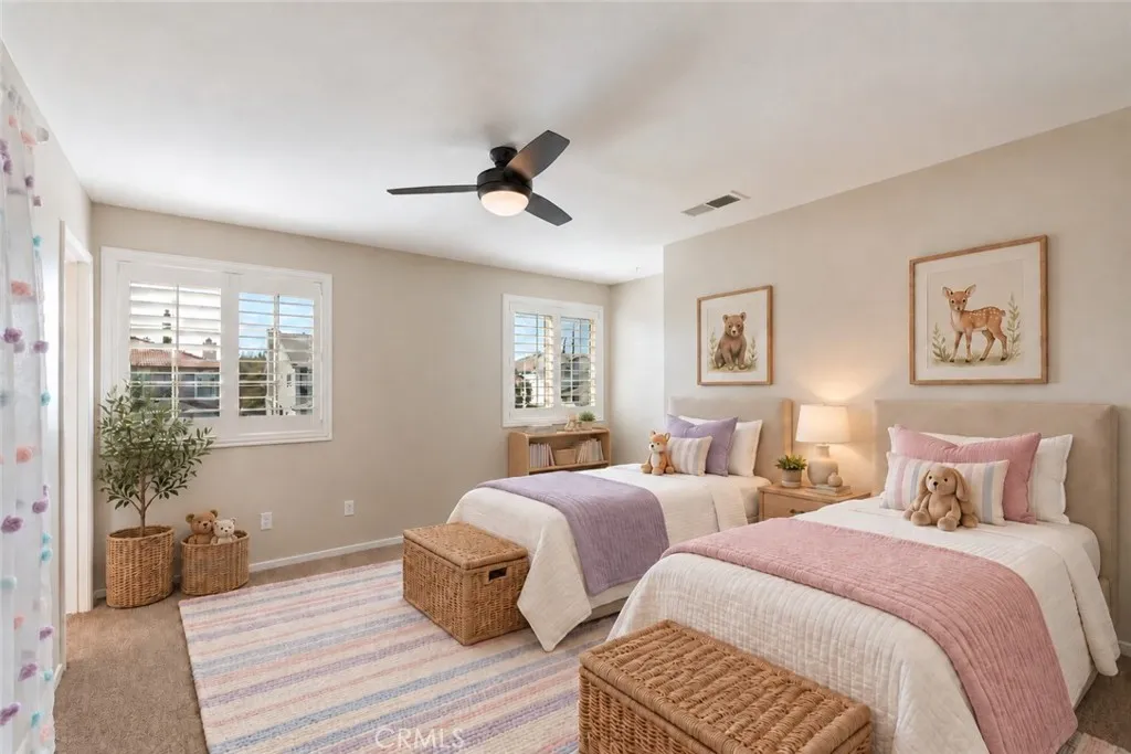 Virtual stage. Upstairs Bedroom #4. Connects to Jack and Jill Bathroom #3. Virtual stage. Upstairs Bedroom #4. Connects to Jack and Jill Bathroom #3.