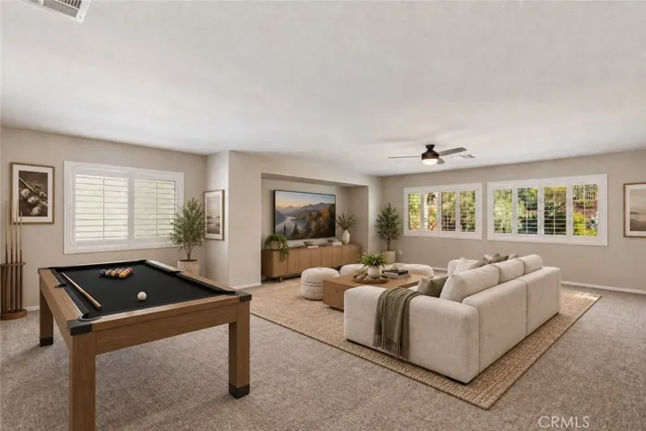 Virtual stage. Upstairs HUGE Bonus Room Area.