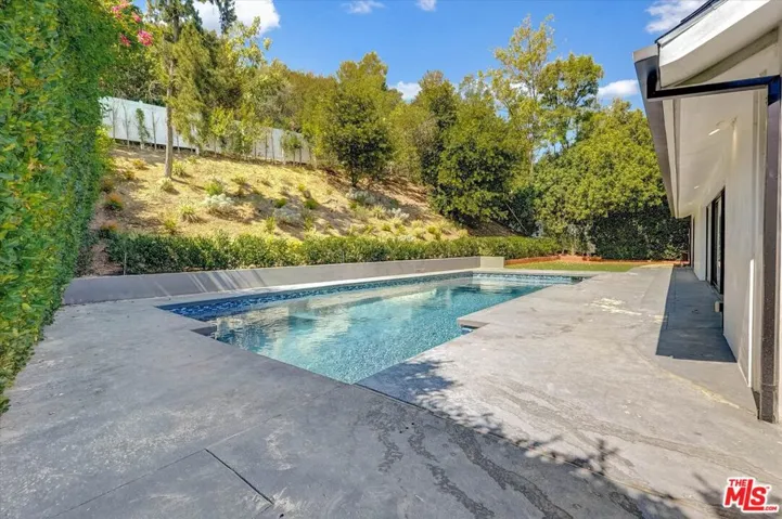*Pool water added