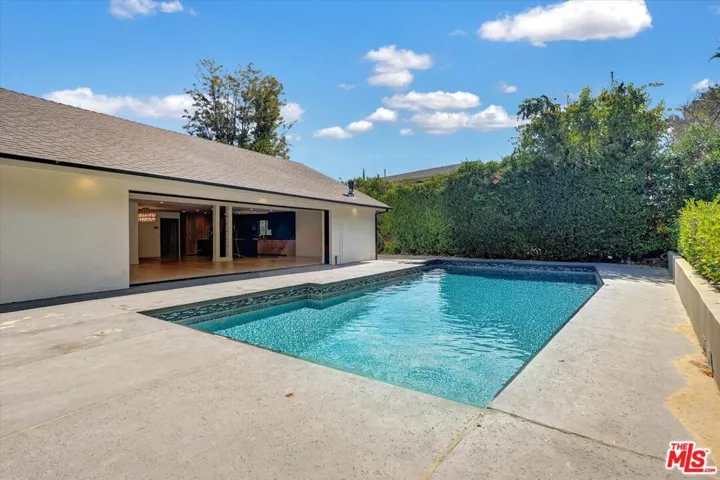 *Pool water added