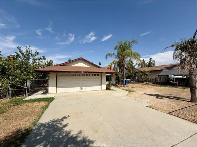 Front of garage