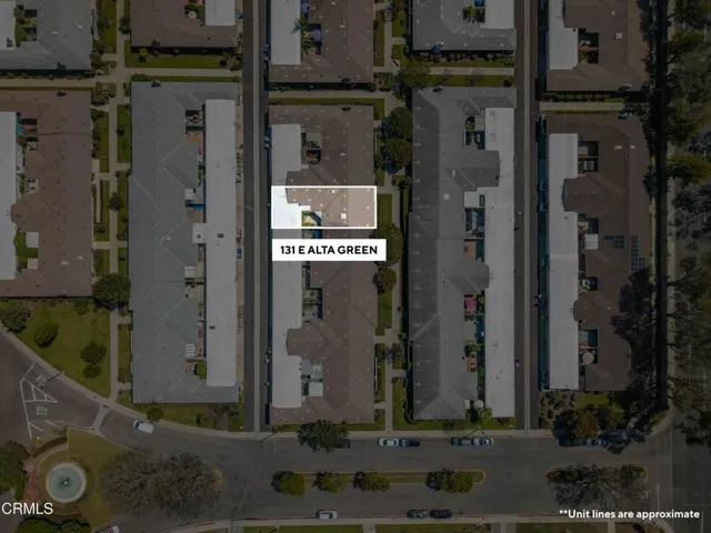 Aerial layout - 131 E Alta Grn