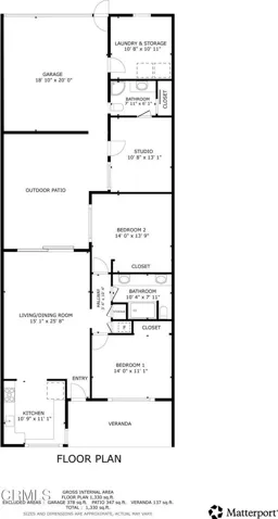 Floor Plan - 131 E. Alta Green