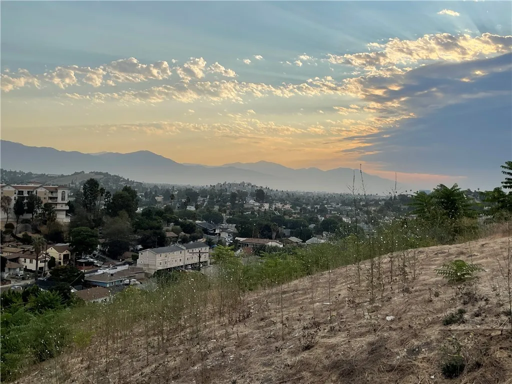 Mountains beyond the storms.
