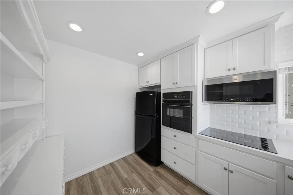 Additional charming shelving to accommodate for kitchen and pantry.