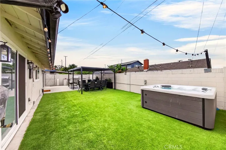 Backyard with Jacuzzi