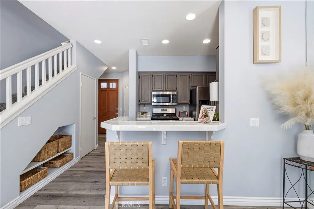 Built in storage & large closet / pantry to the left Built in storage & large closet / pantry to the left