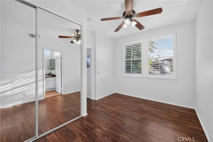 Mirrored closet doors