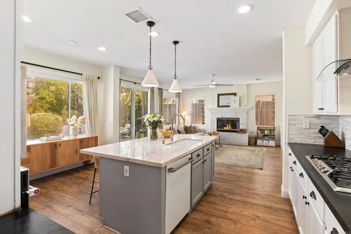 Remodeled kitchen