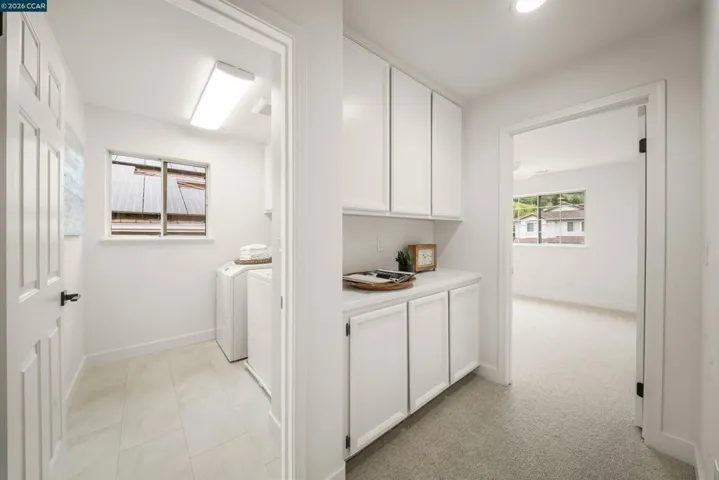 Laundry Room and Hallway Linen Closet