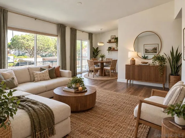 Living Room Virtually Staged